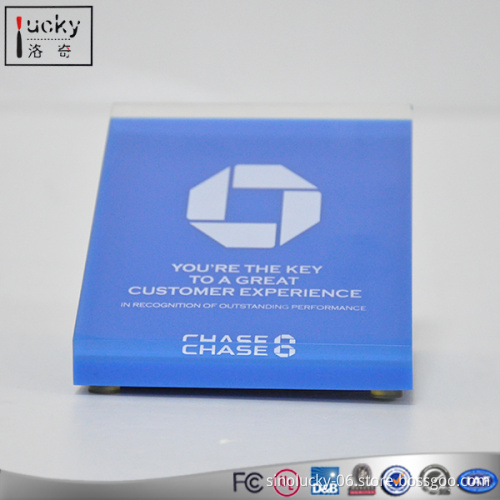 Custom colorful acrylic paper weight ,factory acrylic diamond paperweight
